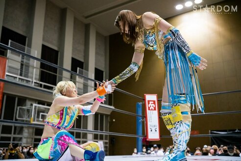 スターダム】ワンダー王者・上谷沙弥 岩谷麻優を撃破「アイコンは絶対