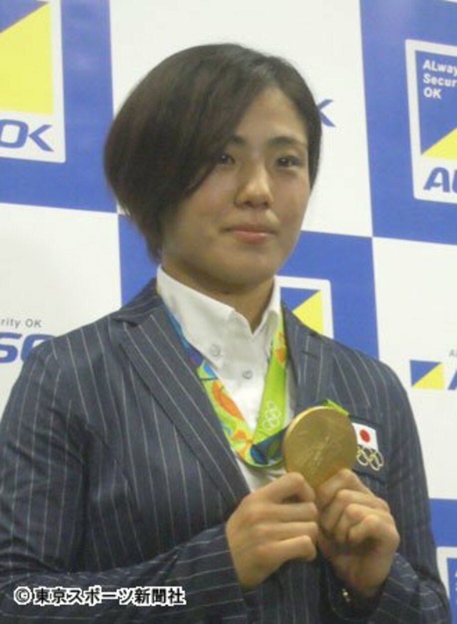  リオ五輪で金メダルを獲得した田知本遥