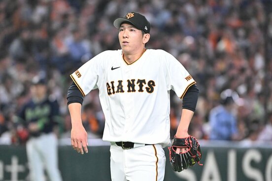 久々の一軍登板で、やや緊張の面持ちだった巨人・戸郷翔征