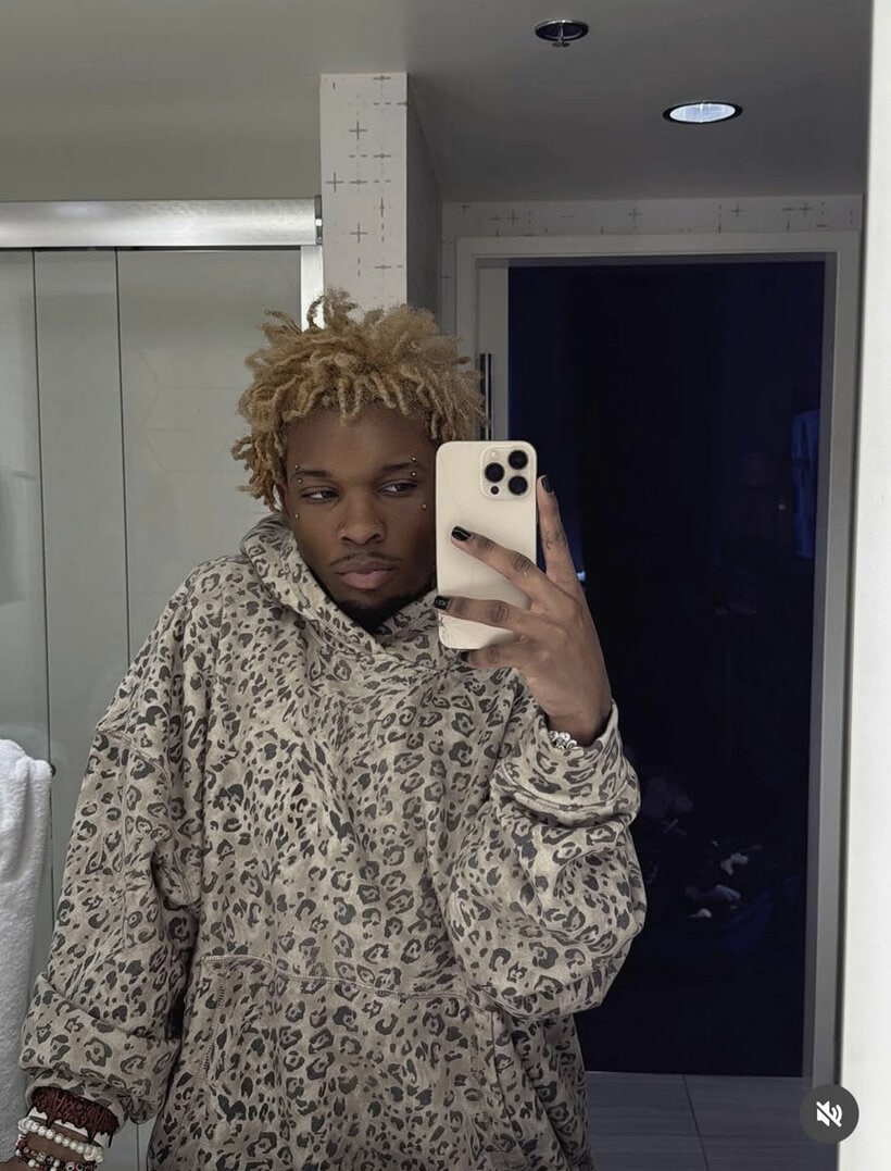 ラッパーのＤ４ｖｄ（インスタグラム@d4vdddから）