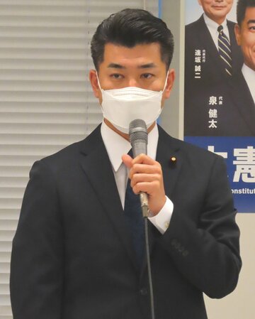  立民・泉健太代表（東スポWeb）