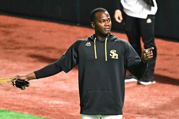 重要な１戦の先発を託されたソフトバンク・モイネロ