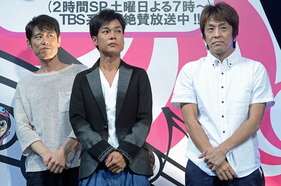 番組のMCはネプチューン（左から原田泰造、名倉潤、堀内健）