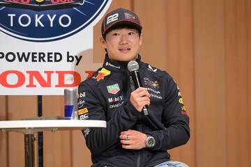 移籍の経緯を明かした角田裕毅