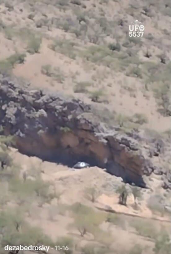 チリのＵＦＯ（TikTok@dezabedroskyから）