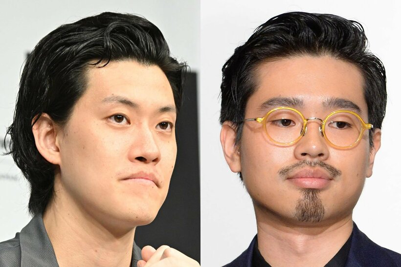 霜降り明星・粗品(左)と、ハマ・オカモト