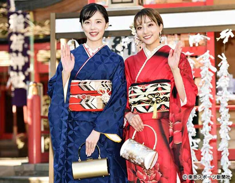  加藤小夏（左）と安田愛里