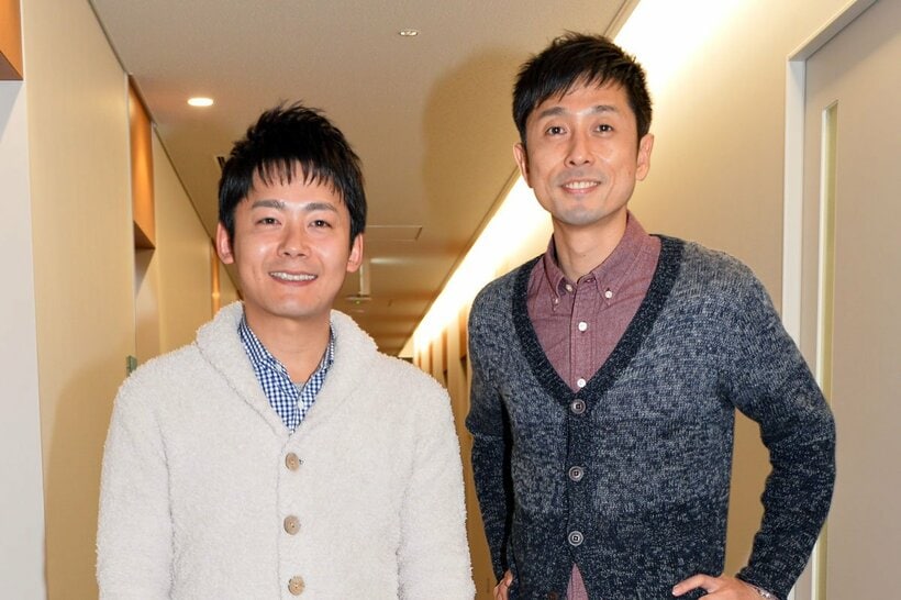 ロザンの菅広文（左）と宇治原史規