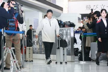 帰国した近藤健介