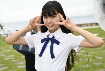  ＳＫＥ４８の新曲「あの頃の君を見つけた」でセンターを務める林美澪（2021 Zest,Inc.／AEI）