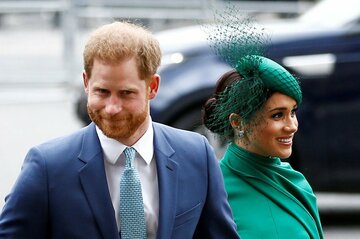  ヘンリー王子とメーガン妃（ロイター）