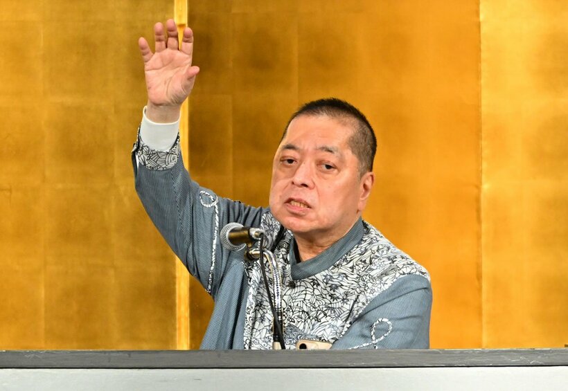 鈴木宗男を咤激励する会に出席した佐藤優氏