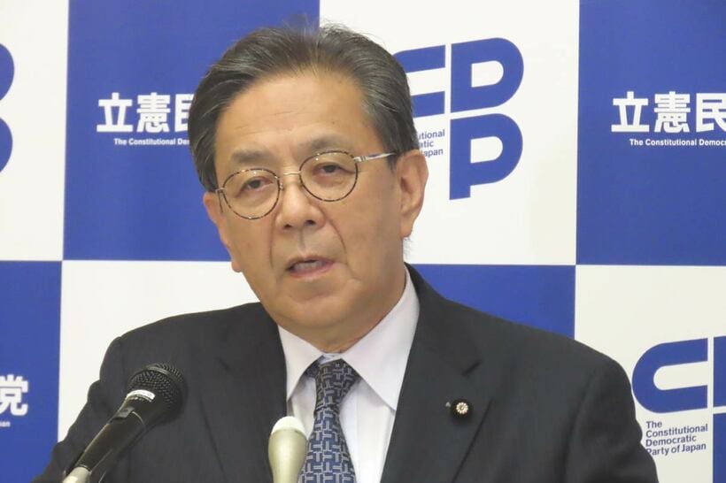 立憲民主党の水岡俊一代表
