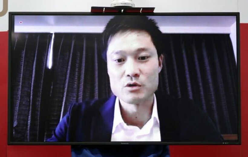  意見交換会に参加した国枝（代表撮影）