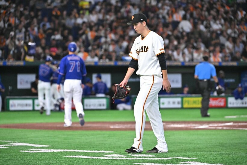 ４回以外は好投を見せた巨人・戸郷翔征