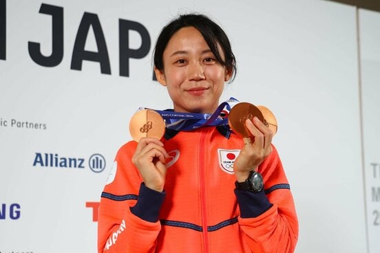 今大会の日本勢のメダルは高木美帆の個人２個と、女子パシュート１個の計３個にとどまった