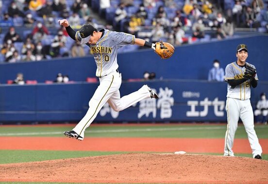  大ジャンプを決めた木浪