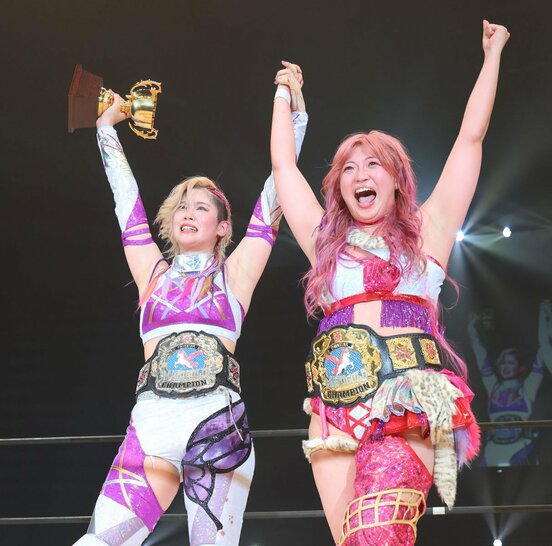 (左から)天麗皇希、後藤智香
