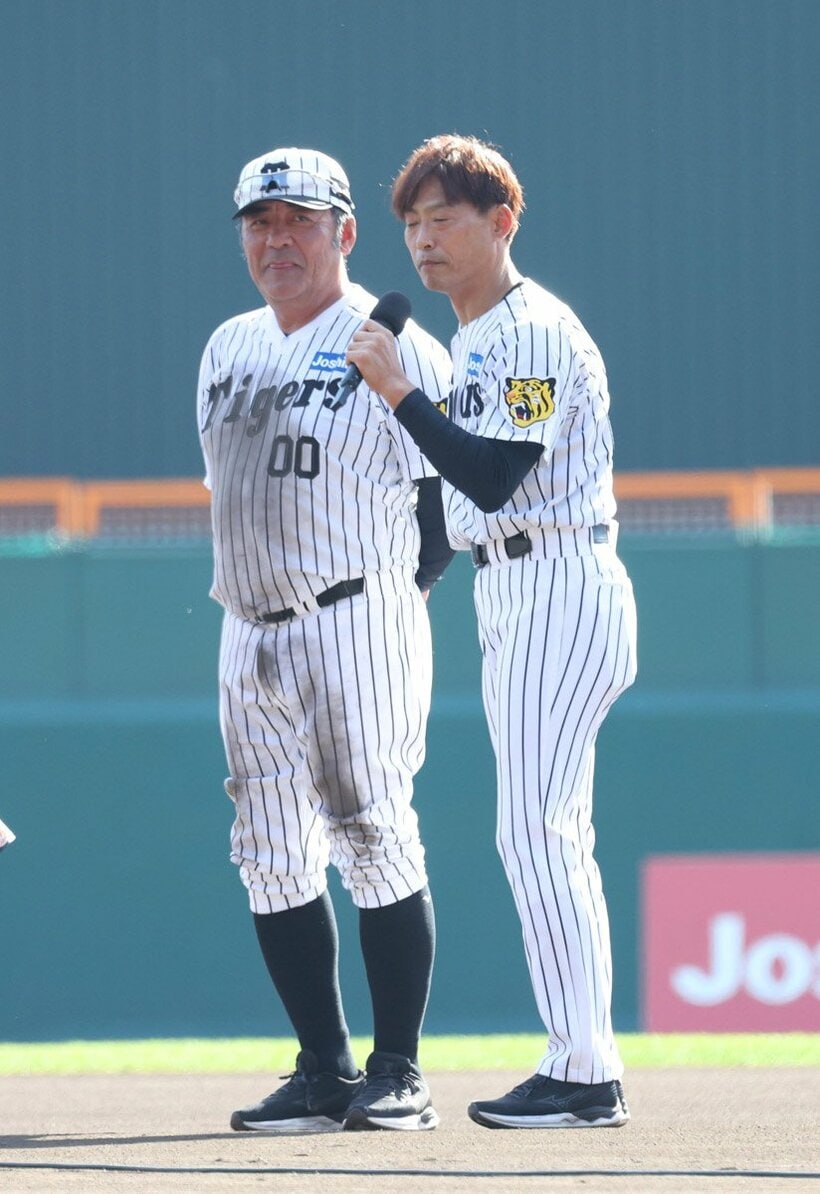 ヘッドスライディングを見せた亀山努氏