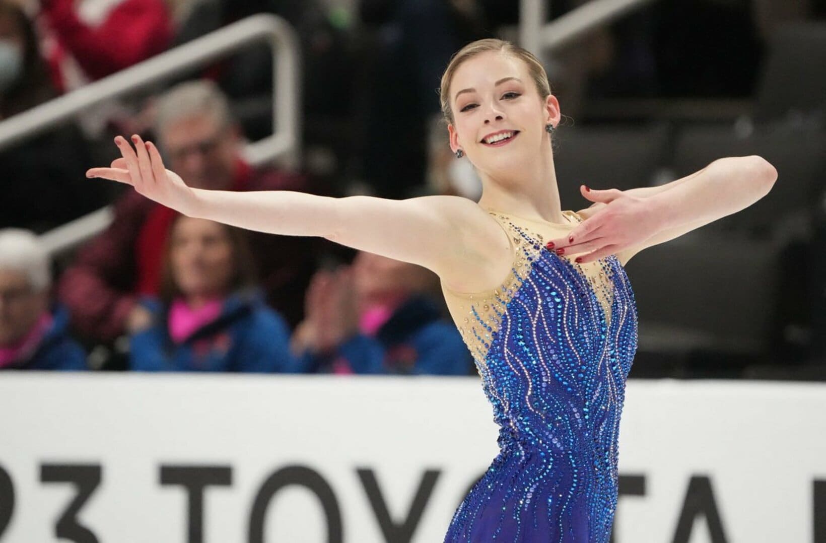 マリニンとの〝ラブラブ動画〟が流出したグレイシー・ゴールド（ロイター＝USA TODAY Sports）