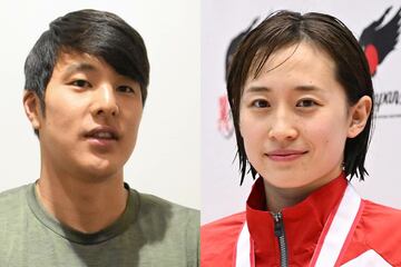 離婚を発表した瀬戸大也（左）と馬淵優佳さん