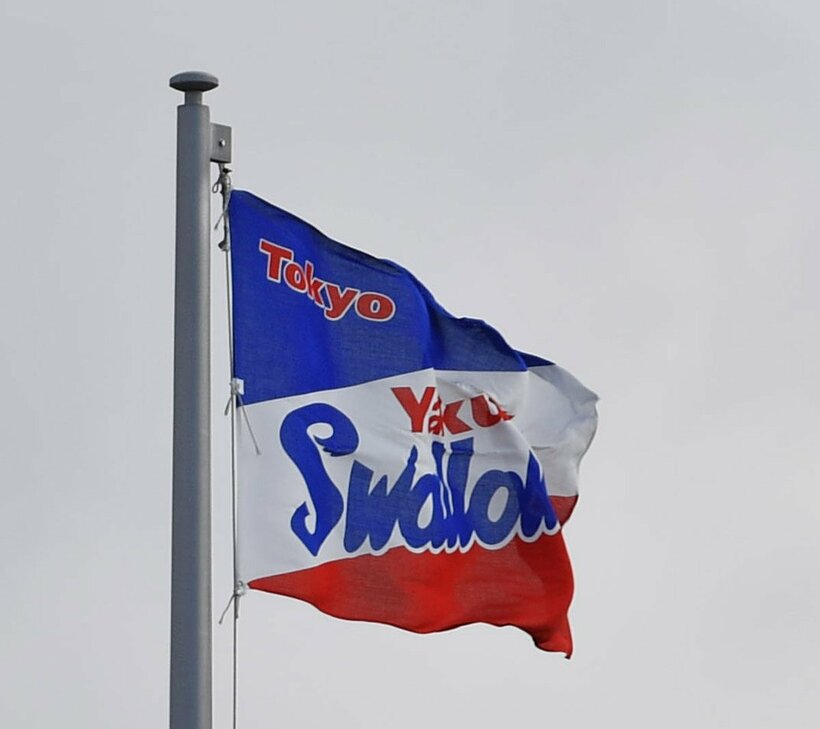  ヤクルト球団旗(東スポWeb)