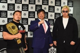左から火野裕士、小橋建太、納谷幸男
