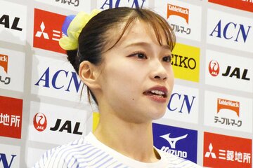女子代表で最年長の杉原愛子