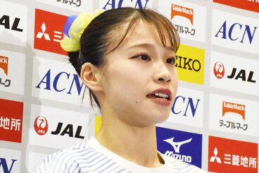 女子代表で最年長の杉原愛子