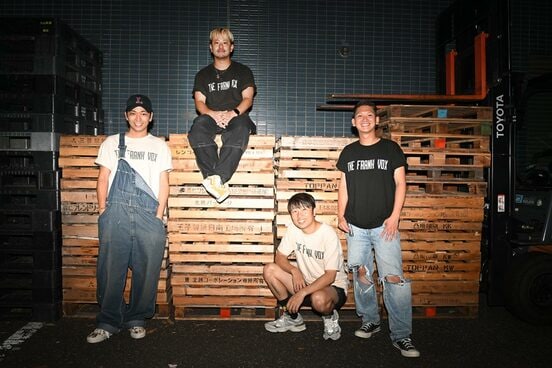 「フランクボックス」の(左から)SNG、RYO、RYO―TA、YASU