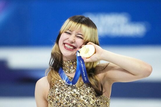 ミラノ五輪での活躍後も、注目度は増すばかりのアリサ・リュウ（ロイター）