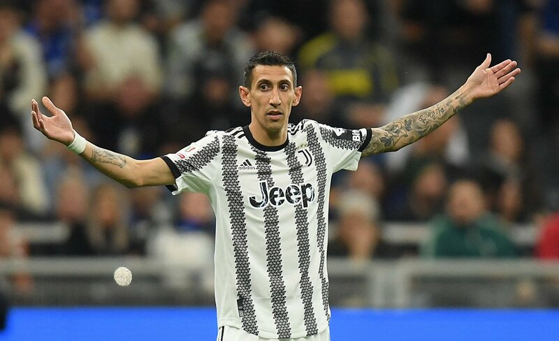 ユベントスのアンヘル・ディマリア（ロイター）