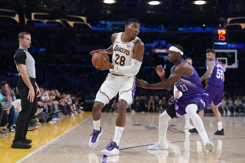 ジャズ戦で大暴れした八村塁（ロイター）