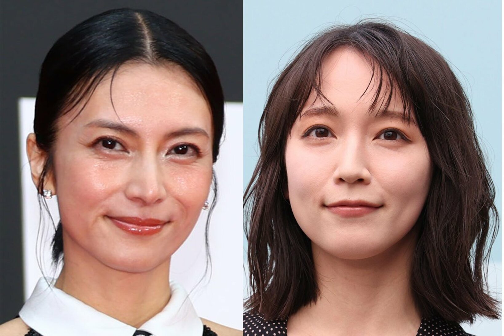 柴咲コウ（左）と吉岡里帆