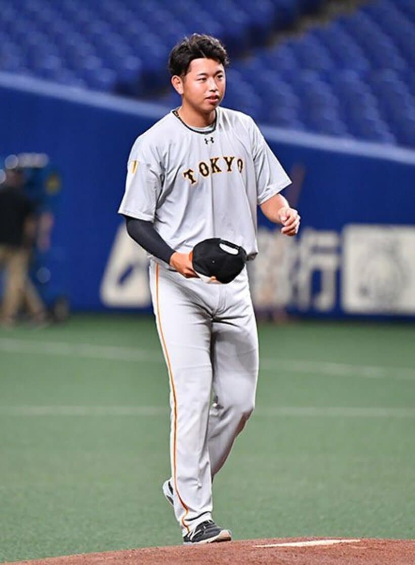  １軍練習に合流した巨人・太田