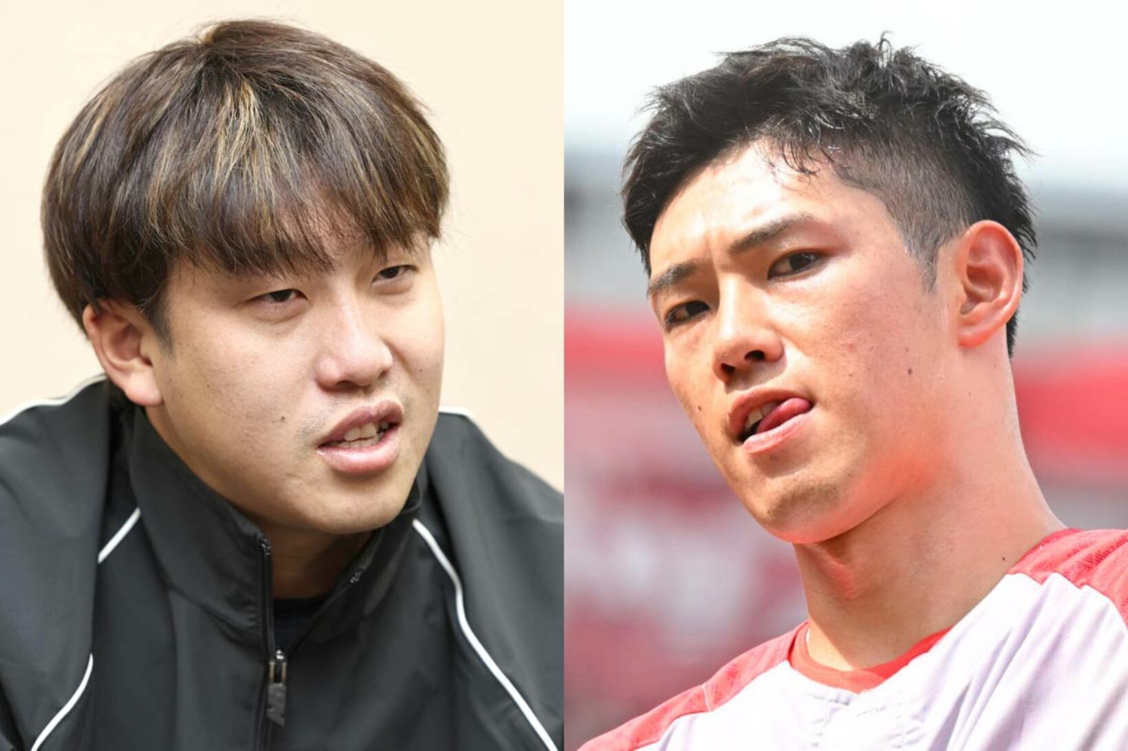 チームの主力となりつつある小園海斗（左）と中村奨成