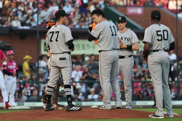 序盤から楽天打線につかまった田中将大