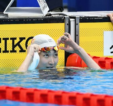  惜しくも２位に終わった池江