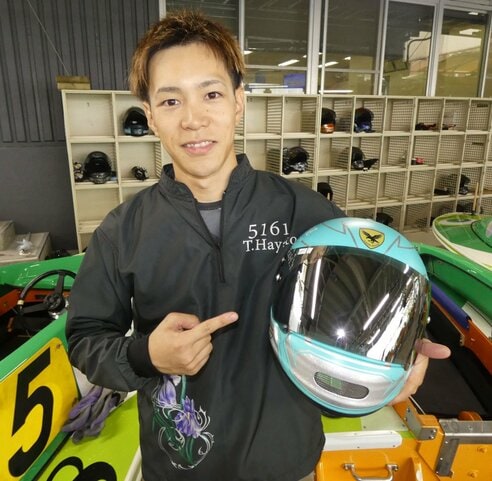 尼崎ボート・ルーキーS】登玉隼百 ヘルメット新調し地元V目指す「某