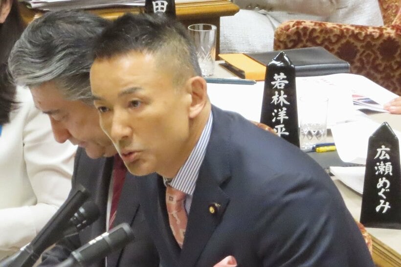 参院予算委員会で質問したれいわ・山本太郎氏