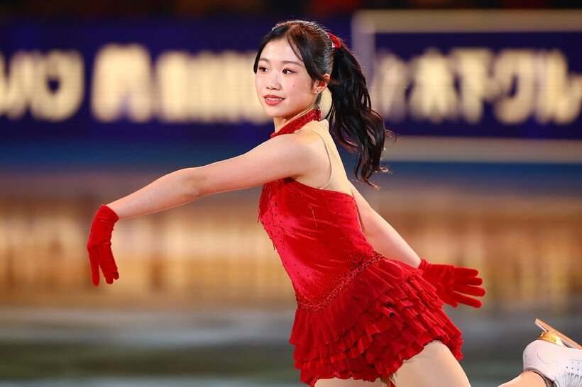 エキシビジョンに登場した中井亜美