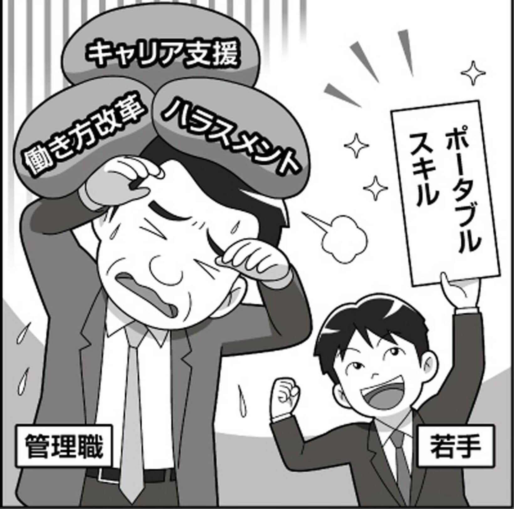 管理職ばかりがツライ思いをしているように見えるが…