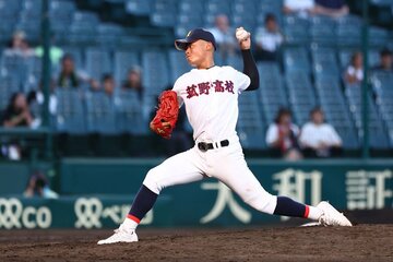 ２失点完投の菰野・栄田
