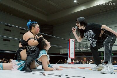1ページ目】【スターダム】上谷沙弥 挑戦要求の玖麗さやかに〝制裁