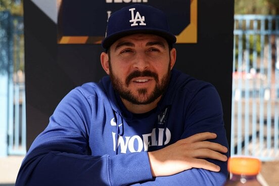 ドジャースのアレックス・ベシア（ロイター）