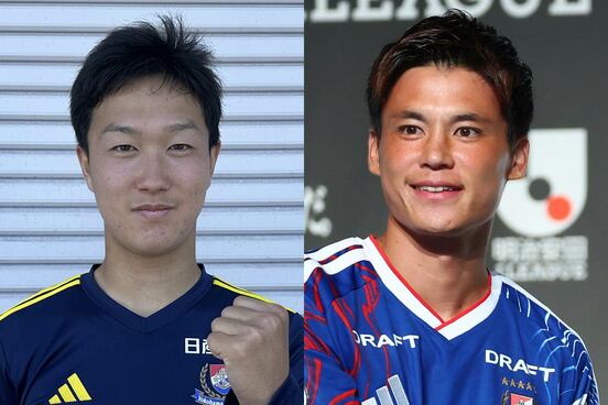 宮市亮(右)が期待を寄せる逸材、三井寺眞