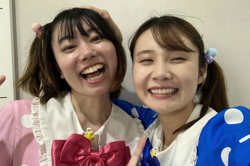 おかか時代のアリサ㊧とみゆき