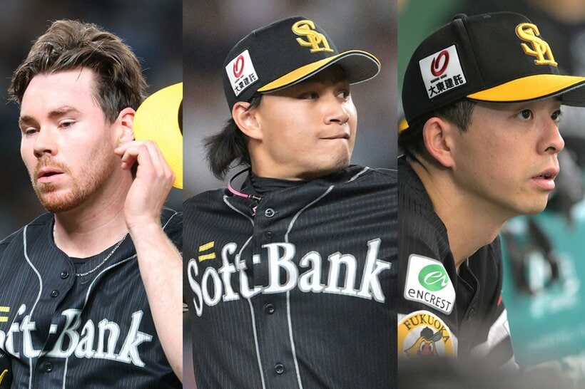 スチュワート、徐若熙、大関友久（左から）