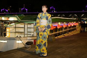 屋形船でファンクラブイベントを行ったWakana