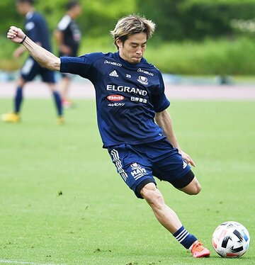  仲川が全体練習で調整（Ｃ）Ｙ．Ｆ．Ｍ